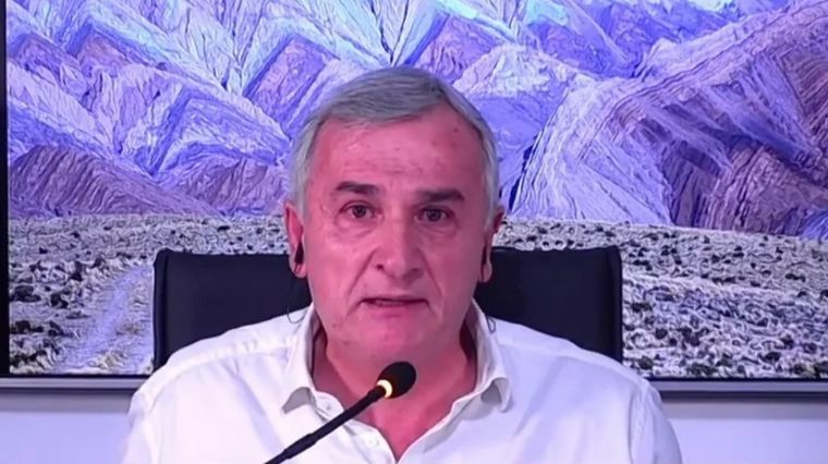 FOTO: El ex gobernador de Jujuy, Gerardo Morales (captura de video). 