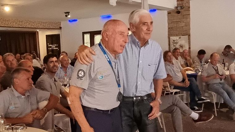 FOTO: Oscar "Cacho" Fangio y Oscar Mauricio Franco, dos de los pilotos.