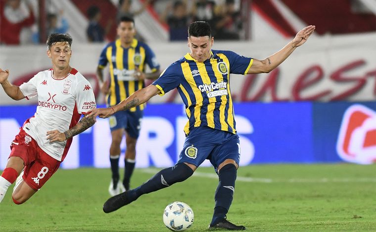 Rosario Central vs. Huracán. Fecha 8. Copa de la Liga Profesional 2024. 