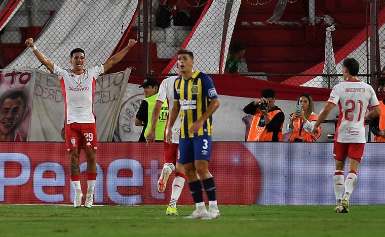 Rosario Central vs. Huracán. Fecha 8. Copa de la Liga Profesional 2024. 