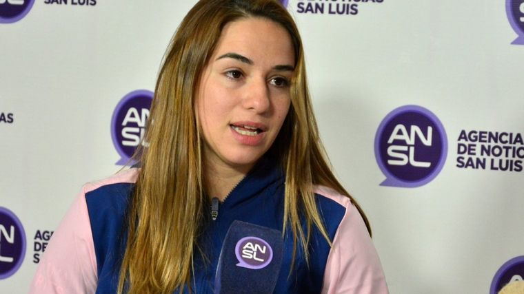 FOTO: Cinthia Ramirez la exsecretaria de Deportes de San Luis imputada (Foto: ANSL)