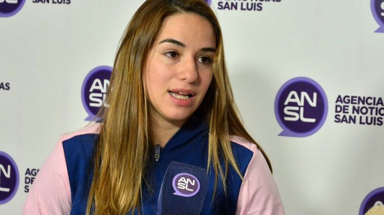 Cinthia Ramirez la exsecretaria de Deportes de San Luis imputada (Foto: ANSL)