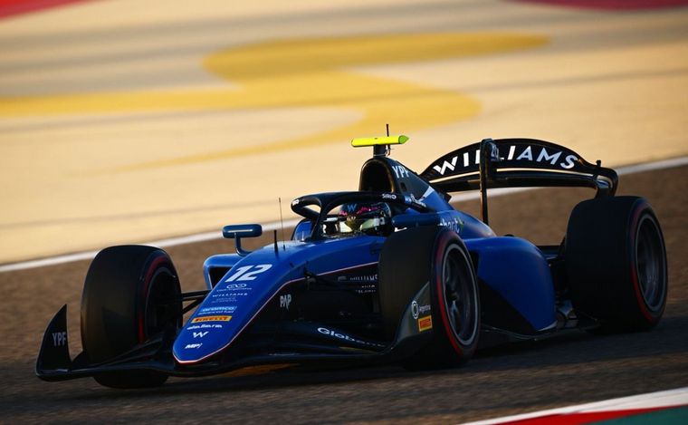 Flojo comienzo de Colapinto en la F2 de Baréin