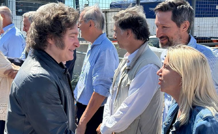 FOTO: Javier Milei llegó a Expoagro. (Foto: Casa Rosada)