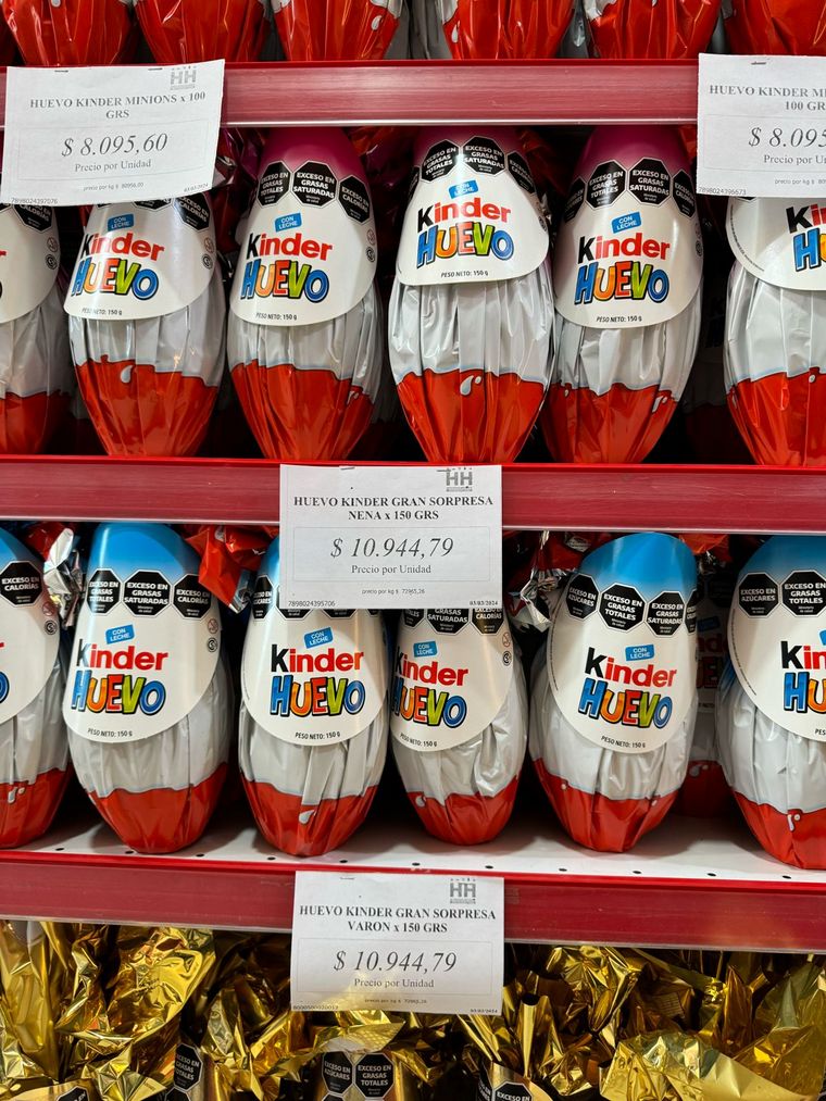 Los huevos de Pascua subieron más de un 300% en un año