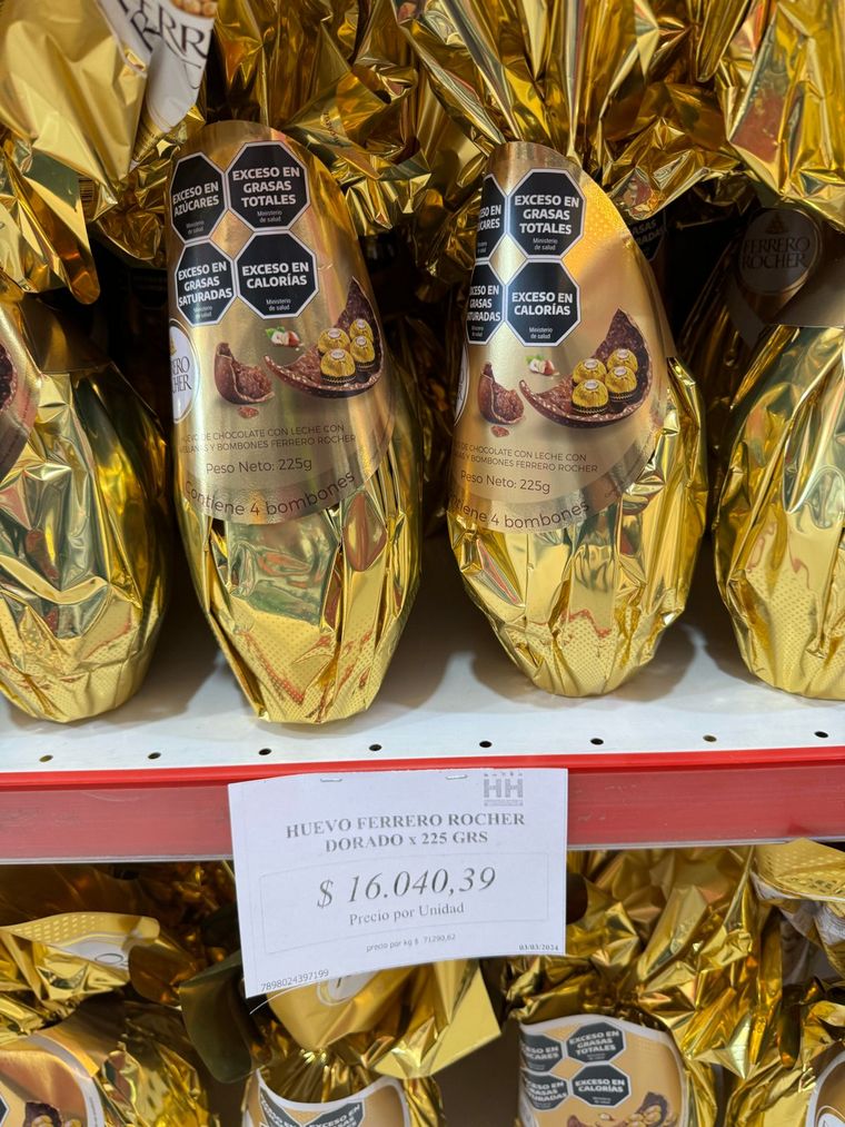 Los huevos de Pascua subieron más de un 300% en un año