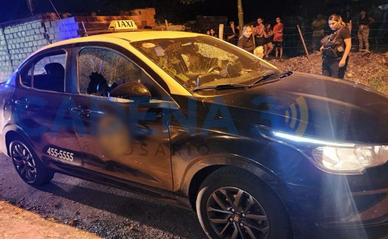 FOTO: Mataron a un taxista con un disparo en la cabeza en el sur de Rosario.