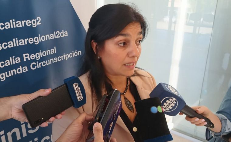 FOTO: La fiscal Andrea Vega, del Ministerio Público de la Acusación. 