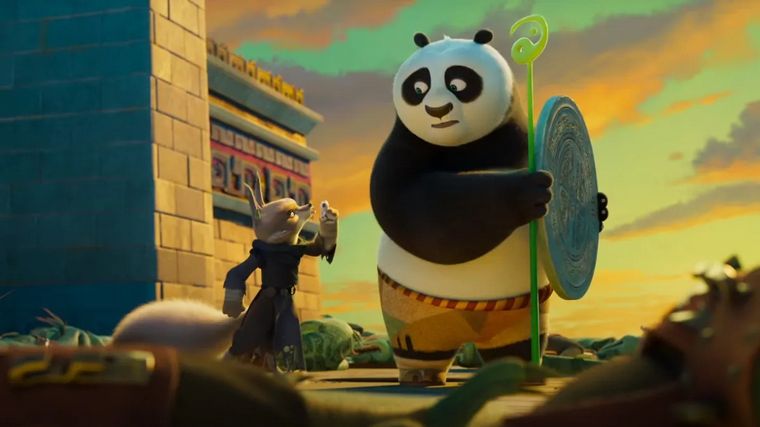 Kung Fu Panda, uno de los estrenos destacados de la semana.