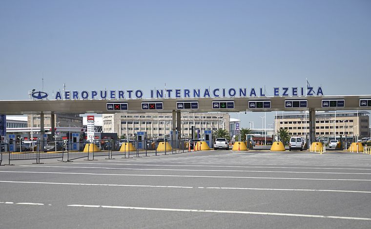 FOTO: Aeropuerto Internacional de Ezeiza.