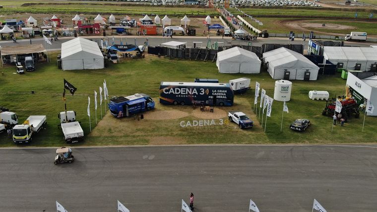 Cadena 3, presente en ExpoAgro 2024.