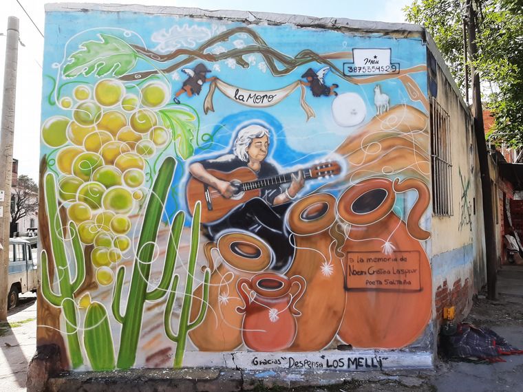 El mural que inauguraron en honor a 