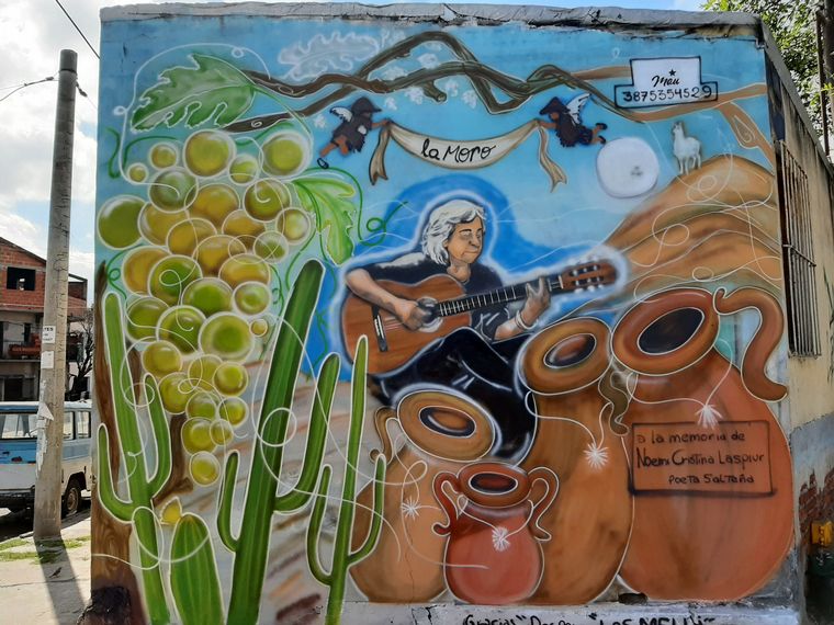 El mural que inauguraron en honor a 