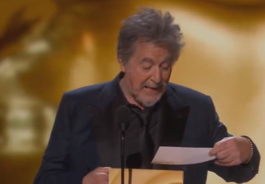 FOTO: Lluvia de memes: el incómodo momento de Al Pacino al anunciar la mejor película