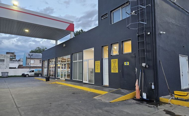 La estación de servicio Puma donde trabajaba Bruno.