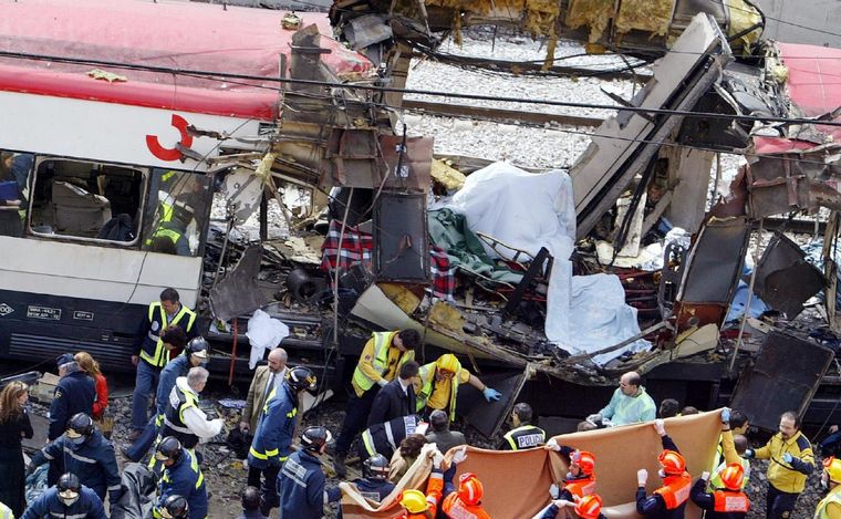 A 20 años de los atentados en Atocha, España. (Foto: archivo NA)