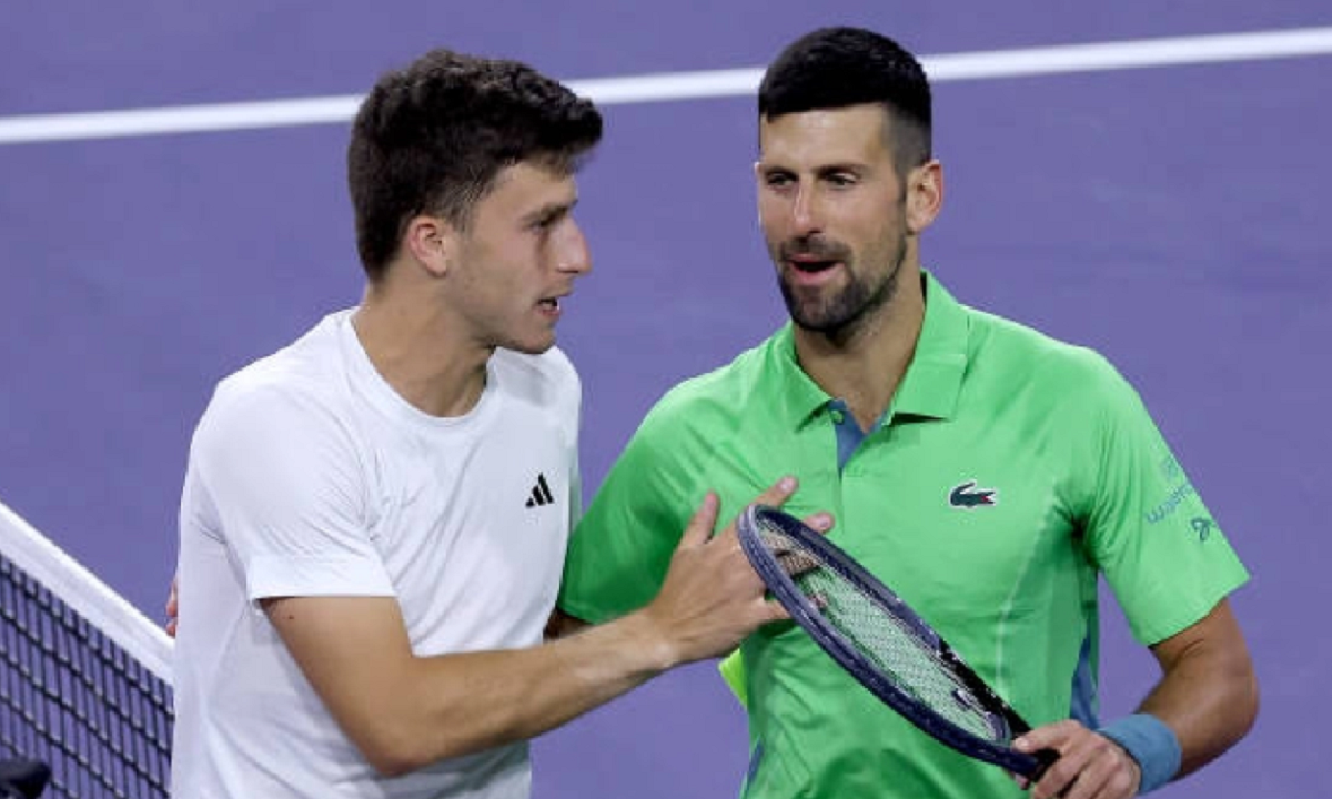 FOTO: Djokovic quedó eliminado de Indian Wells ante Nardi, el lucky loser del torneo