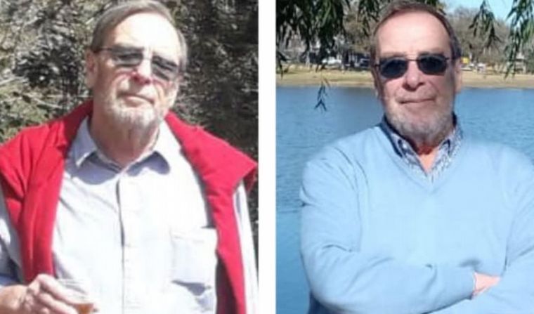 Dos imágenes de Guillermo Schuster, quien es buscado por sus familiares. 