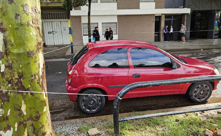 La zona del hecho, en etapa de investigación.