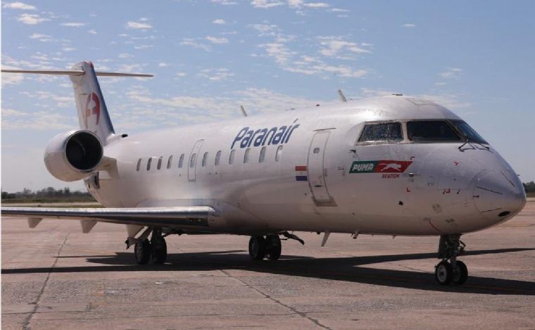FOTO: Paranair opera los vuelos entre Córdoba y Asunción. (Foto: Gobierno de Córdoba)