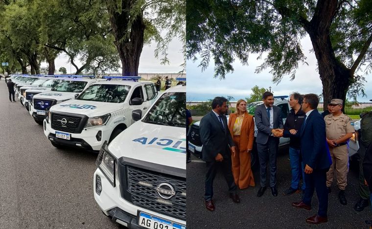 Seguridad: presentan móviles que llegan desde provincia de Buenos Aires.