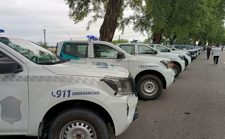 FOTO: Seguridad: presentan móviles que llegan desde provincia de Buenos Aires.