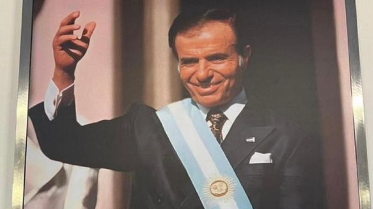 El Gobierno de Milei colocará el busto de Menem en la Casa Rosada