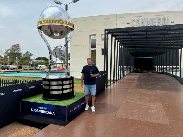 Cadena 3 llegó a Paraguay para vivir el sorteo la Libertadores y la Sudamericana