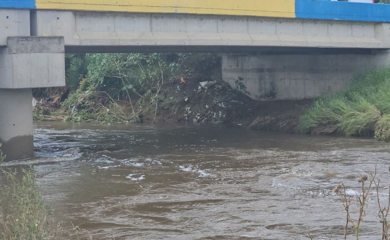 FOTO: Vecinos piden la limpieza del arroyo Ludueña.