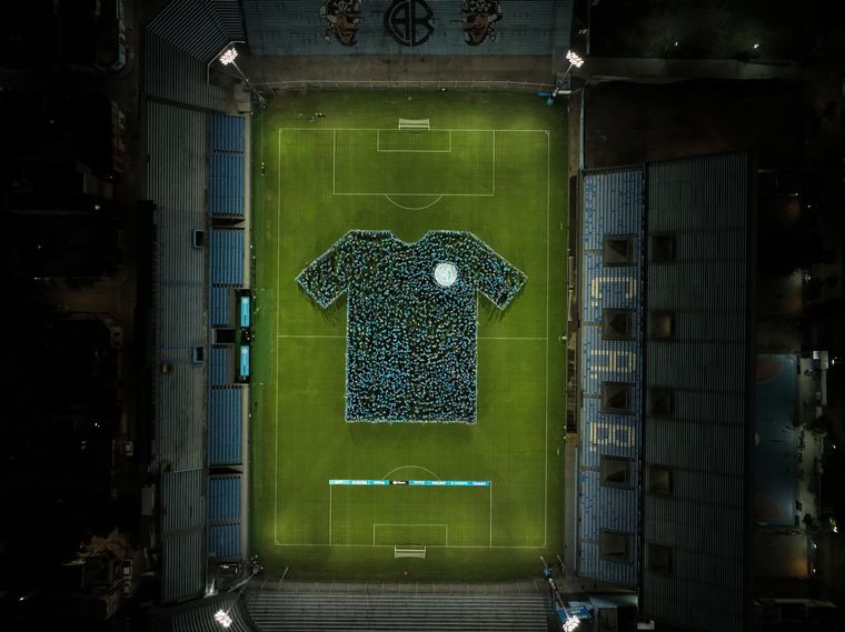 Belgrano logró un récord Guiness en el día de su 119 aniversario (FOTOS: prensa CAB)