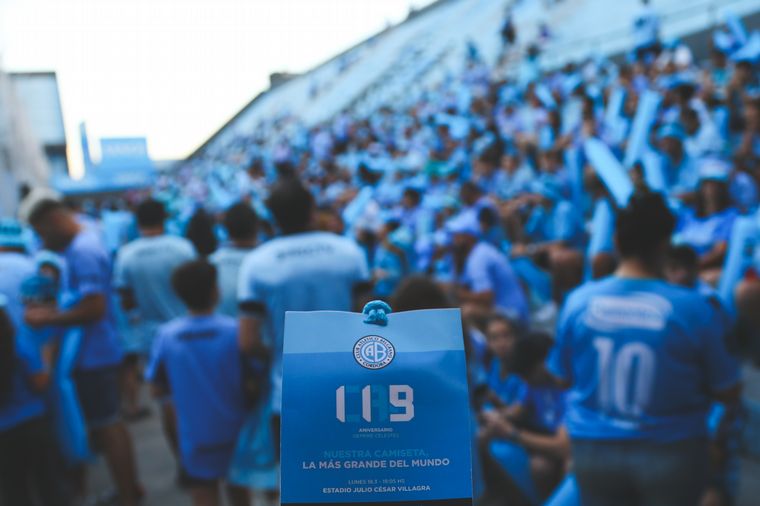 FOTO: Belgrano logró un récord Guiness en el día de su 119 aniversario (FOTOS: prensa CAB)
