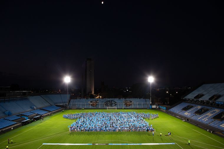 FOTO: Belgrano logró un récord Guiness en el día de su 119 aniversario (FOTOS: prensa CAB)