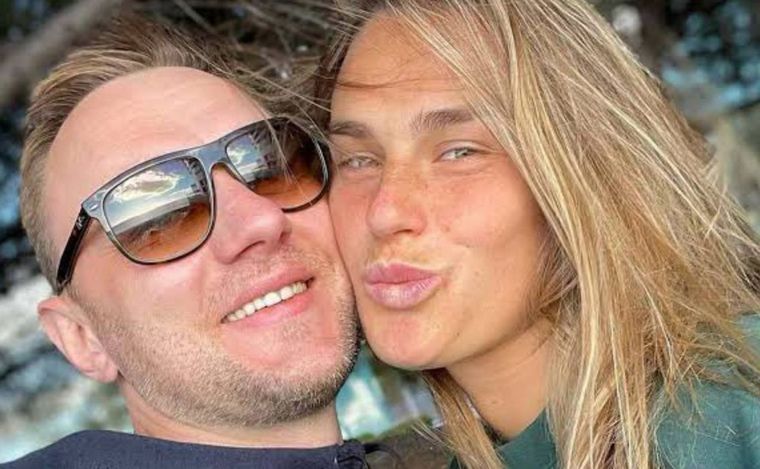 Konstantin Koltsov y Aryna Sabalenka en una foto juntos. (Foto: Instagram)