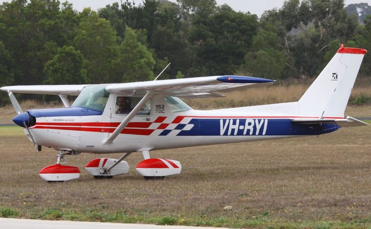 FOTO: (Ilustrativa). Una avioneta modelo Cessna 152. 