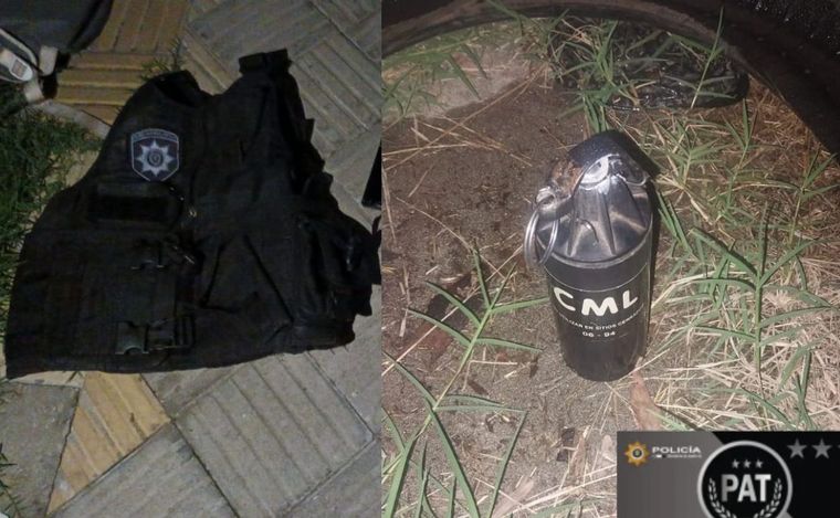 El secuestro realizado anoche en Av. Belgrano y Av. Nuestra Señora del Rosario.