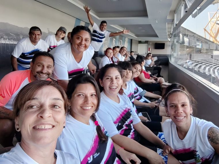 La selección de fútbol de amputadas.