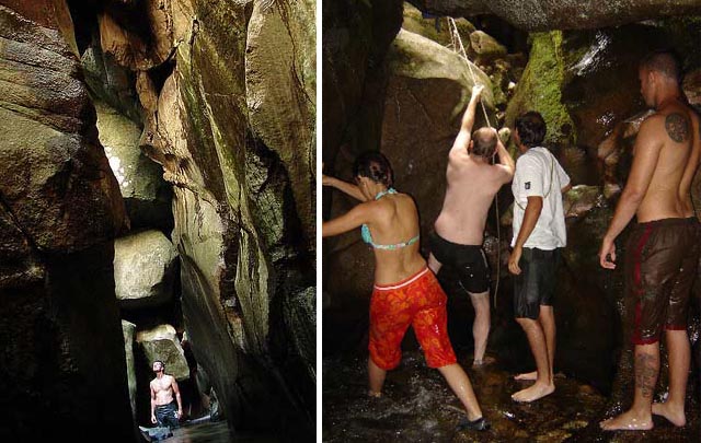 FOTO: Cadena 3 también pasó por los túneles de Taninga