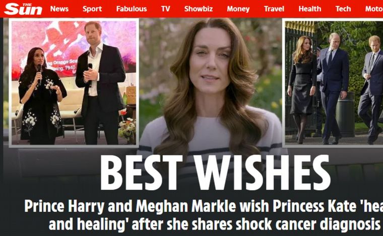 La tapa del medio británico 