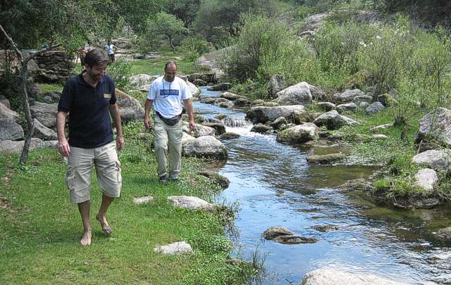 La casa de don Atahualpa Yupanqui, en el Cerro Colorado.