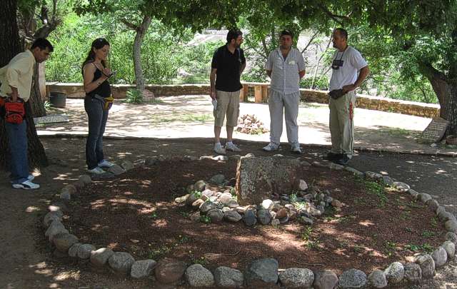 La casa de don Atahualpa Yupanqui, en el Cerro Colorado.