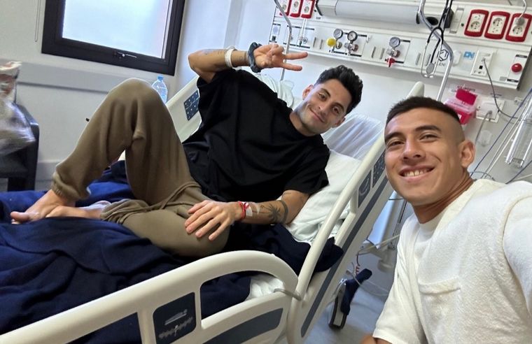 La primera foto del jugador de Estudiantes luego de las convulsiones
