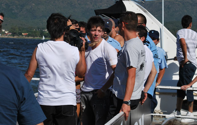 Backstage del video clip de Damián Córdoba