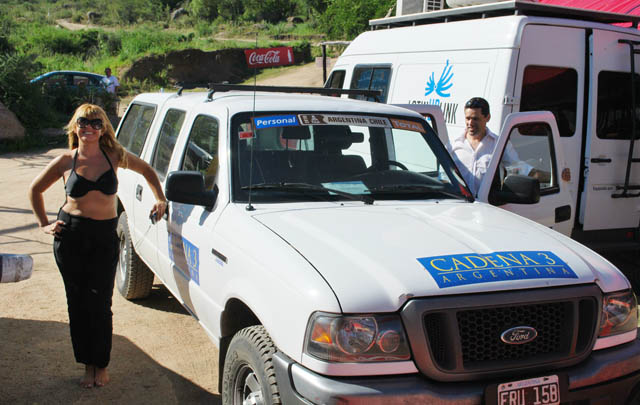 Backstage del video clip de Damián Córdoba