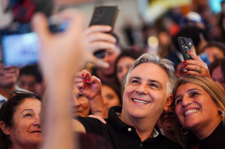 Martín Llaryora durante el acto de los 40 años del Paicor. 