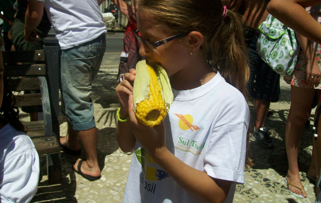Los niños también participaron del campeonato