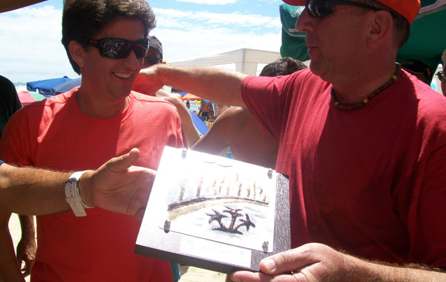 Más de un centenar de personas se reunieron en el puesto Barranca 77, en Camboriú.