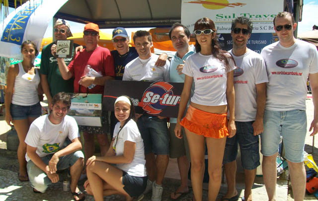 Más de un centenar de personas se reunieron en el puesto Barranca 77, en Camboriú.