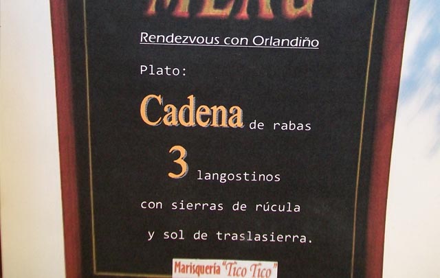 FOTO: El plato 'Rendezvous con Orlandiño', una especialidad de Tico - Tico.