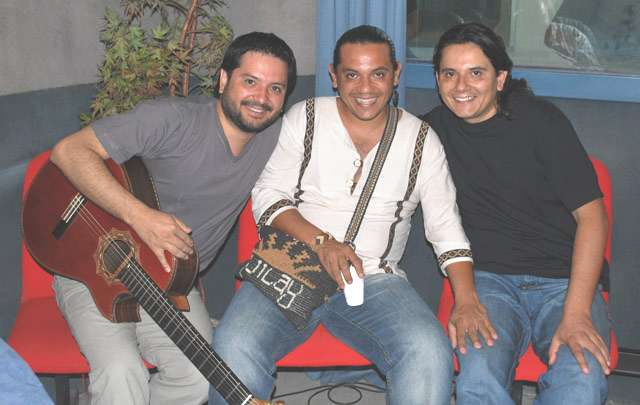 Los Rojas, en su última visita al programa <b>Viva la Radio</b> de <b>Cadena 3</b>.