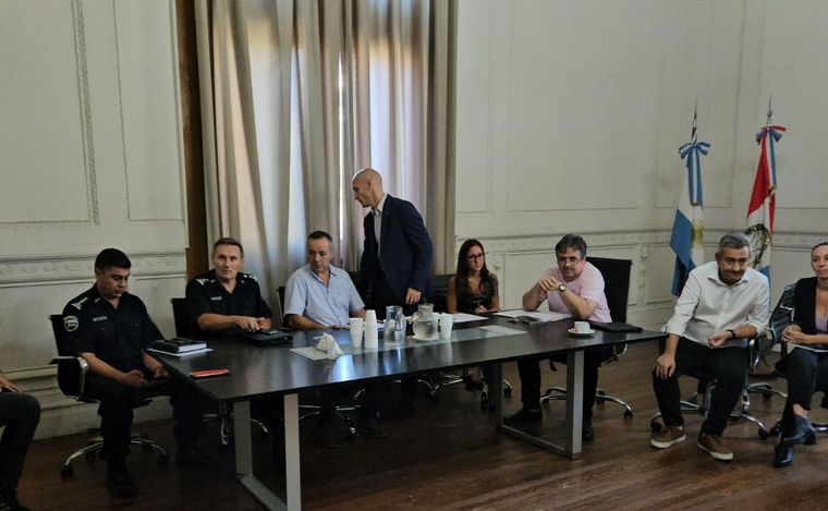 Reunión en Rosario por seguridad: 